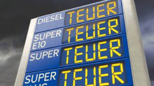 Diesel und Benzin zu Jahresbeginn teurer